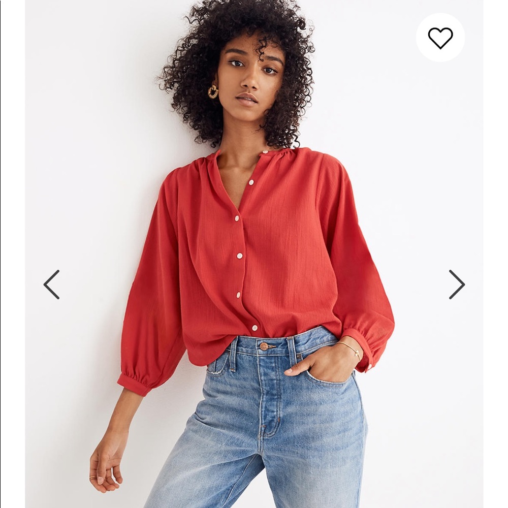 Madewell Peasant Top